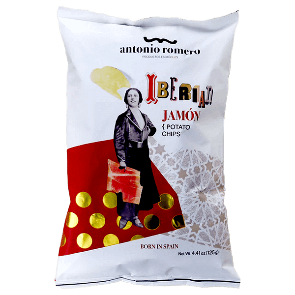 Antonio Romero Ibérico Ham Flavour Spanish Potato Chips