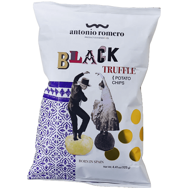 Antonio Romero Ibérico Black Truffle Chips